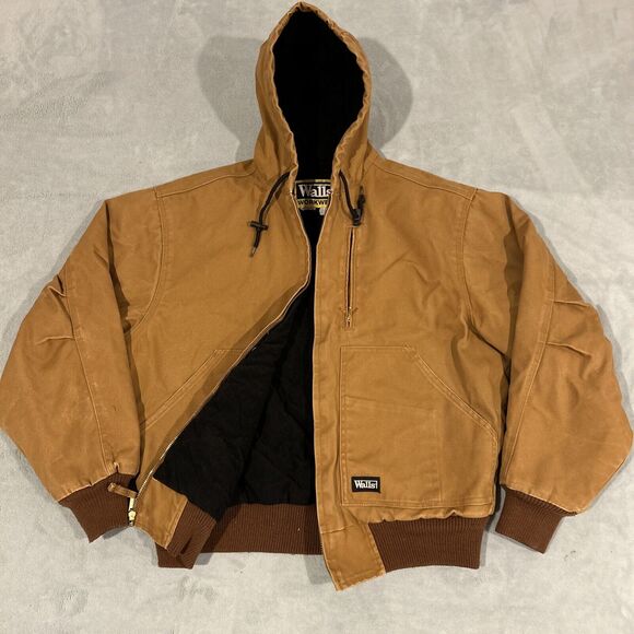 Walls Brown Hooded Jacket - Picture 10 of 16